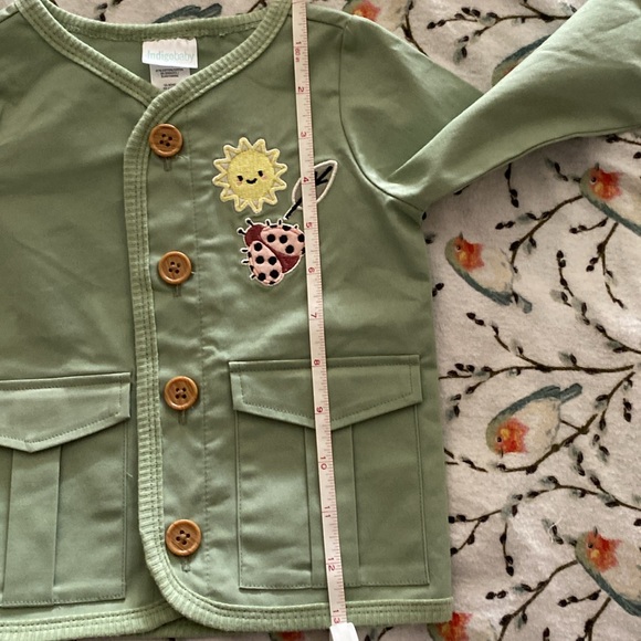 Indigo Baby cotton rich ‘shacket’ - Picture 7 of 8